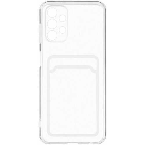 Чехол для Samsung Galaxy A32 Zibelino Silicone Card Holder прозрачный