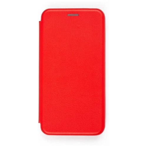 Чехол-книжка для Samsung Galaxy A12 красный, противоударный откидной с подставкой, кейс с магнитом, защитой экрана и отделением для карт чехол книжка для samsung galaxy a53 синий противоударный откидной с подставкой кейс с магнитом защитой экрана и отделением для карт
