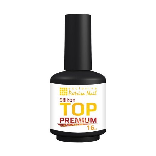 Patrisa Nail Верхнее покрытие Silicone Top Premium, бесцветный, 16 мл patrisa nail верхнее покрытие confetti top gift 16 мл