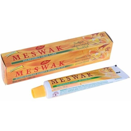 Зубная паста Dabur Meswak, 100 г dabur toothpaste miswack herbal 6 oz 170 g