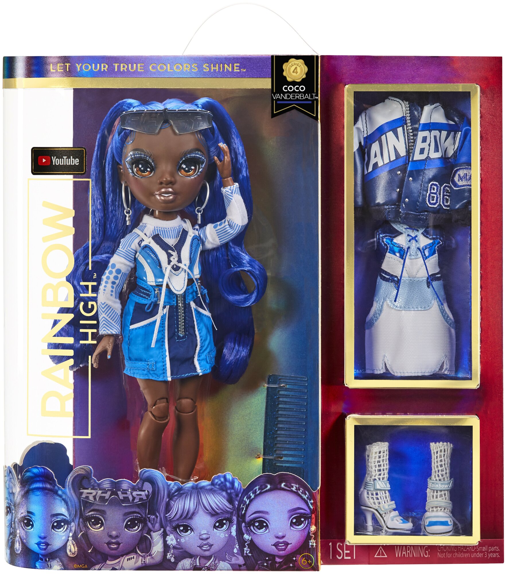 Кукла Рейнбоу Хай Коко Вандербалт (Rainbow High Series 4 Coco Vanderbalt Fashion Doll)