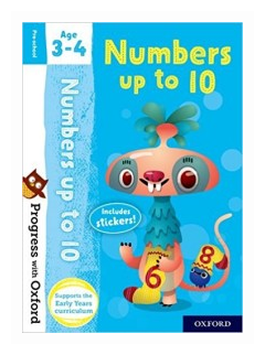 Progress with Oxford: Numbers up to 10. Age 3-4 - фото №1