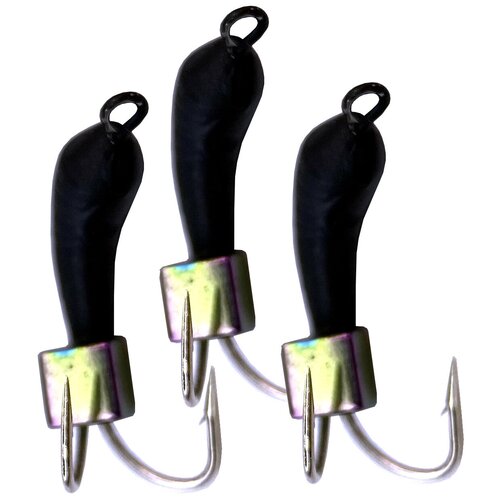 Мормышки зимние Коза с кубиком Хамелеон 3мм 07 гр 3 шт 572₽