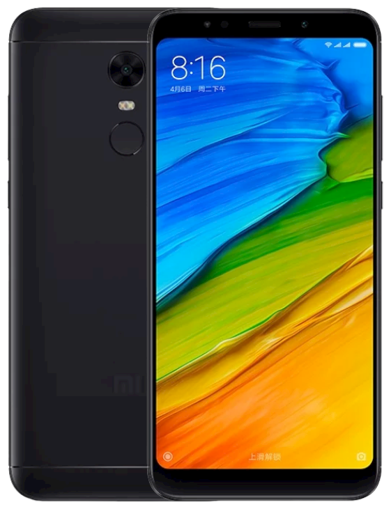 Смартфон Xiaomi Redmi 5 plus 4/64 ГБ, Global version, Dual nano SIM, черный