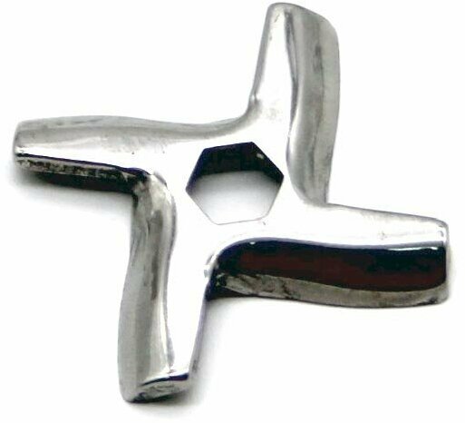 Нож для мясорубки Moulinex, Tefal, из нержавеющей стали, диаметр 45мм, универсальный нож с посадкой шестигранник - фотография № 6