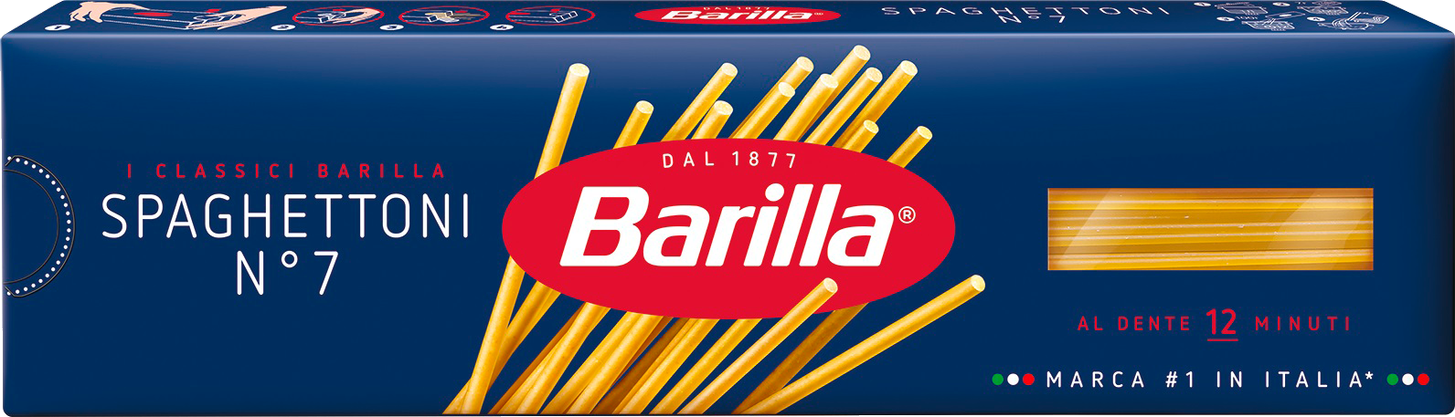 Макароны Barilla Spaghettoni №7 - фото №11