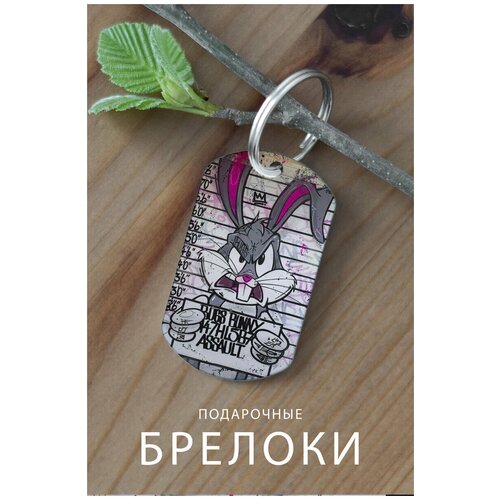фото Брелок для ключей кролик роджер, подарок мужчине на день рождения, брелок мужской женский, брелок детский на сумку рюкзак, подарок zhenya cloud