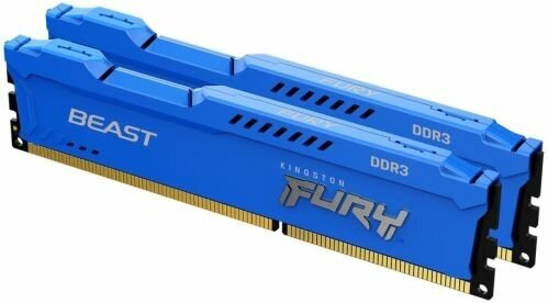 Kingston Модуль оперативной памяти 2x8ГБ DDR3 SDRAM Kingston FURY Beast KF316C10BK2/16 (PC12800, 1600МГц, CL10) (ret)