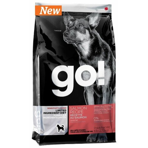 фото Сухой корм для собак GO! Sensitivity + Shine Limited Ingredient Diet лосось 2.72 кг