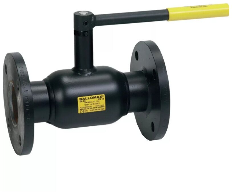 фото Кран шаровой стальной Ballomax КШТ 60.103 Ду 100 Ру25 фланцевый BROEN КШТ 60.103.100. А.25