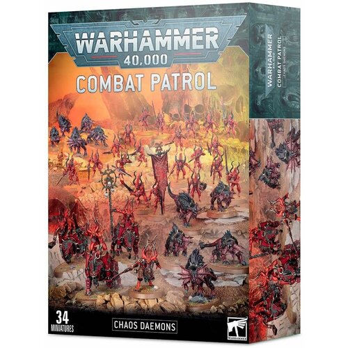 набор пластиковых моделей warhammer 40000 combat patrol death guard Набор пластиковых моделей Warhammer 40000 Combat Patrol: Chaos Daemons