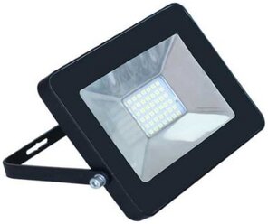 Светодиодный LED прожектор Ecola 10,0W 220V 4200K IP65 тонкий Черный 115x80x14 JPBV10ELB