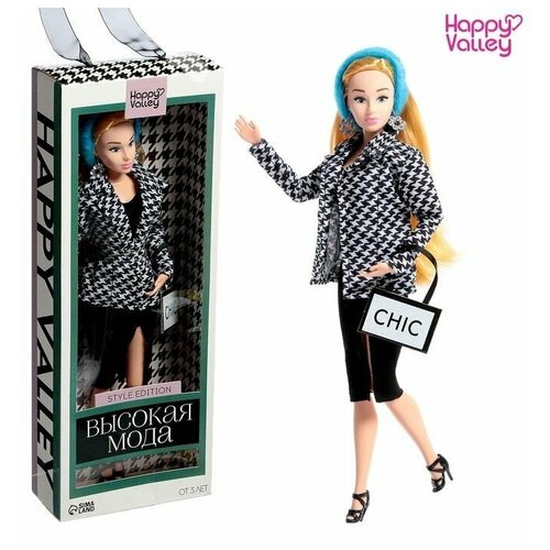 фото Кукла-модель шарнирная «высокая мода», бирюзовый стиль pr-market