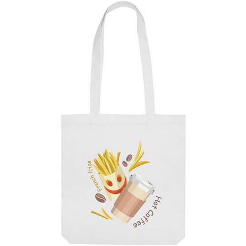 фото Сумка шоппер us basic, белый