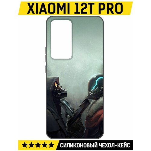 Чехол-накладка Krutoff Soft Case Cтандофф 2 (Standoff 2) - Противостояние для Xiaomi 12T Pro черный чехол накладка krutoff soft case cтандофф 2 standoff 2 противостояние для huawei nova 11 pro черный