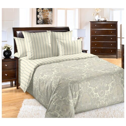 фото Постельное белье «пейсли 1», перкаль (2.0 европростыня) текс-дизайн