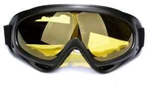 Горнолыжная маска очки спортивные маска для сноуборда, желтая