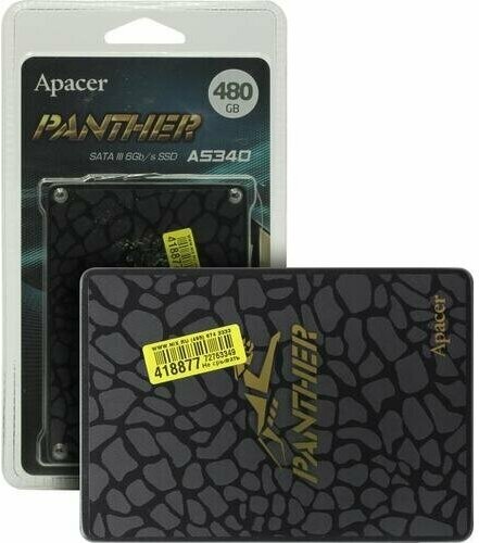 SSD Apacer AS340 Panther 480 Гб AP480GAS340G-1