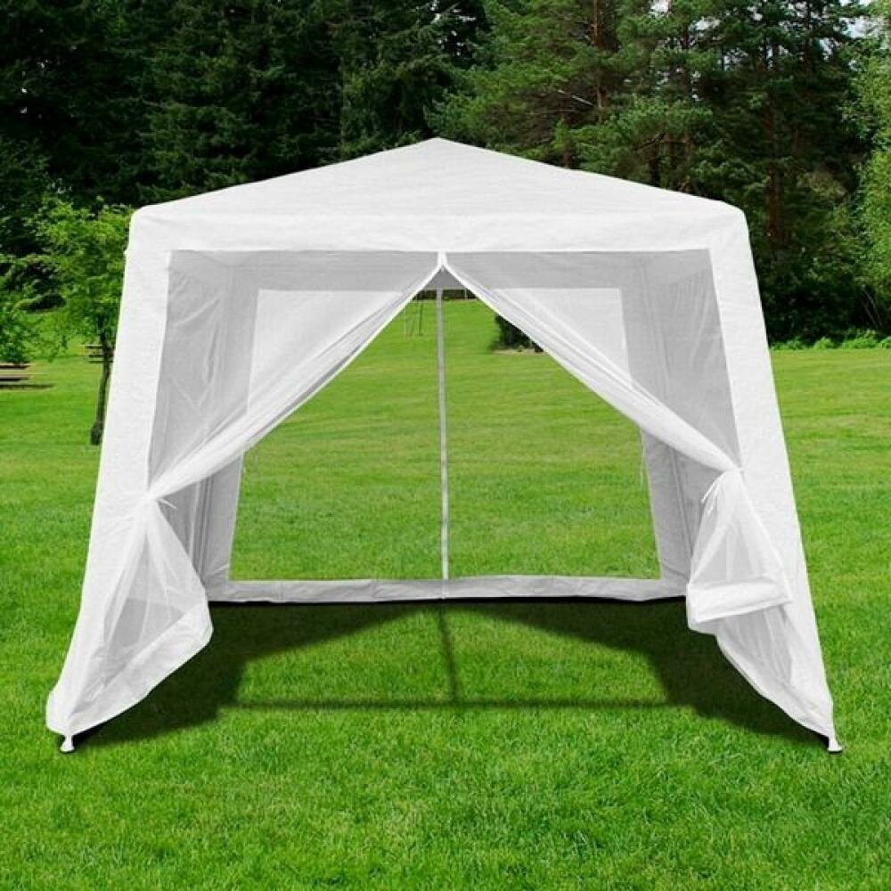 Садовый шатер Afina AFM-1035NC White (3x3/2.4x2.4) - фотография № 2
