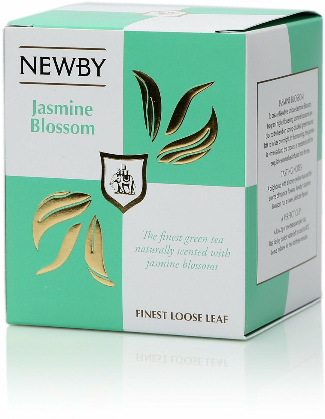 Чай зеленый Newby Цветок жасмина 100г - фото №2