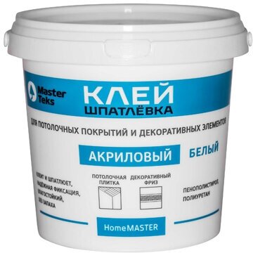 Клей-шпатлевка masterteks hm акриловый 1,7кг белый, арт.9752924