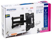 Кронштейн на стену Kromax DIX-18 black