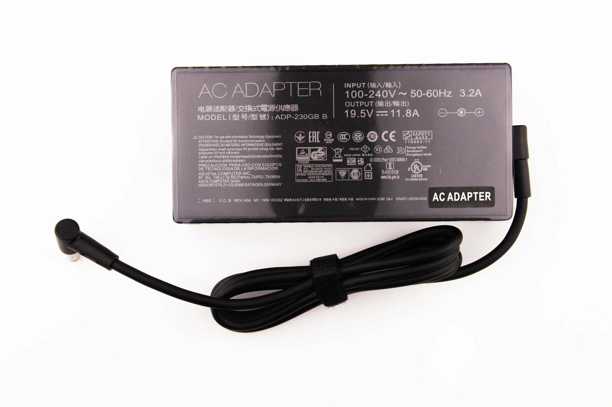 Блок питания для ноутбука Asus 19.5V 11.8A (6.0x3.7) 230W Slim