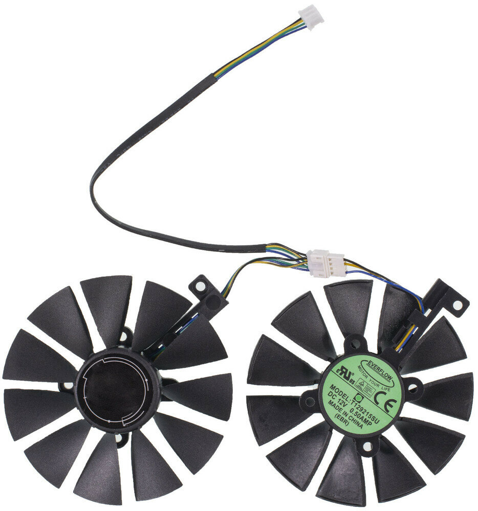 фото Кулер, вентилятор для видеокарт GEFORCE GTX 1050, RX 580, 570, GTX 1050 TI, 1060, RX 470