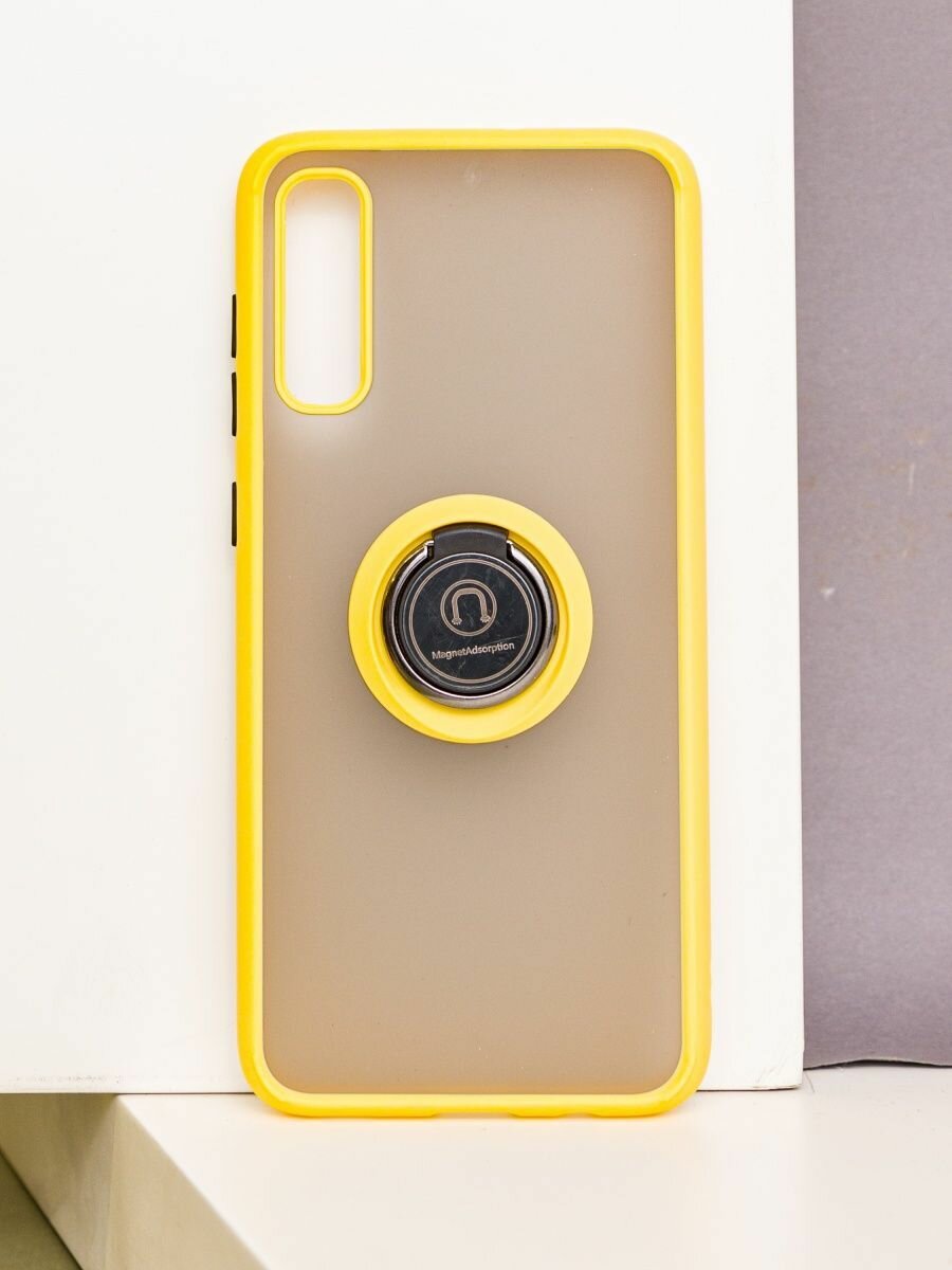 фото Чехол на Samsung A70/A70S с кольцом подставкой