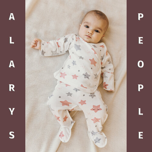 Комплект одежды ALARYSPEOPLE, размер 62, серый, белый