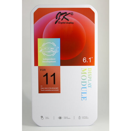 Дисплей для iPhone 11 JK качество IN-CELL(Комплект отвертки; Дисплей; Салфетка)
