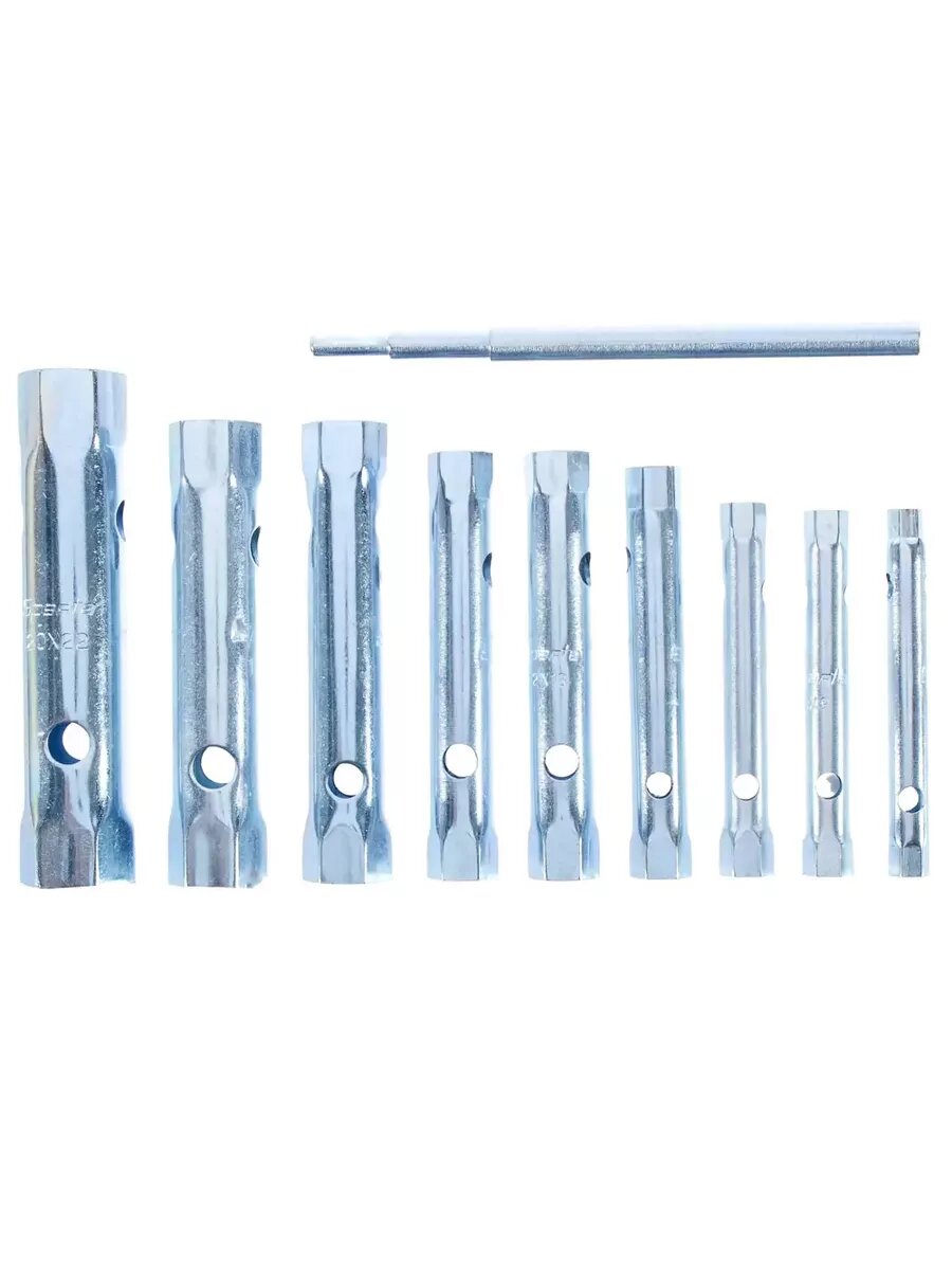 Набор ключей торцевых 6-22 мм, 10 предметов