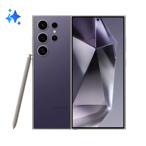 Смартфон Samsung Galaxy S24 Ultra 12256 ГБ Dual nano SIM Titanium Violet 110000₽