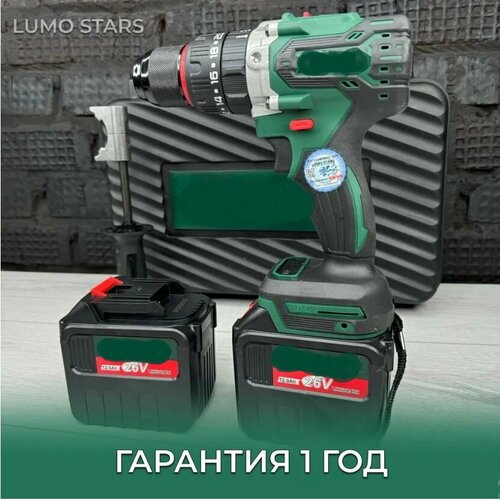 Шуруповерт для ледобура 2 АКБ 26в 12 Ач 200Нм Шуруповерт для рыбалки Шуруповерт для льда Ледобур 11999₽