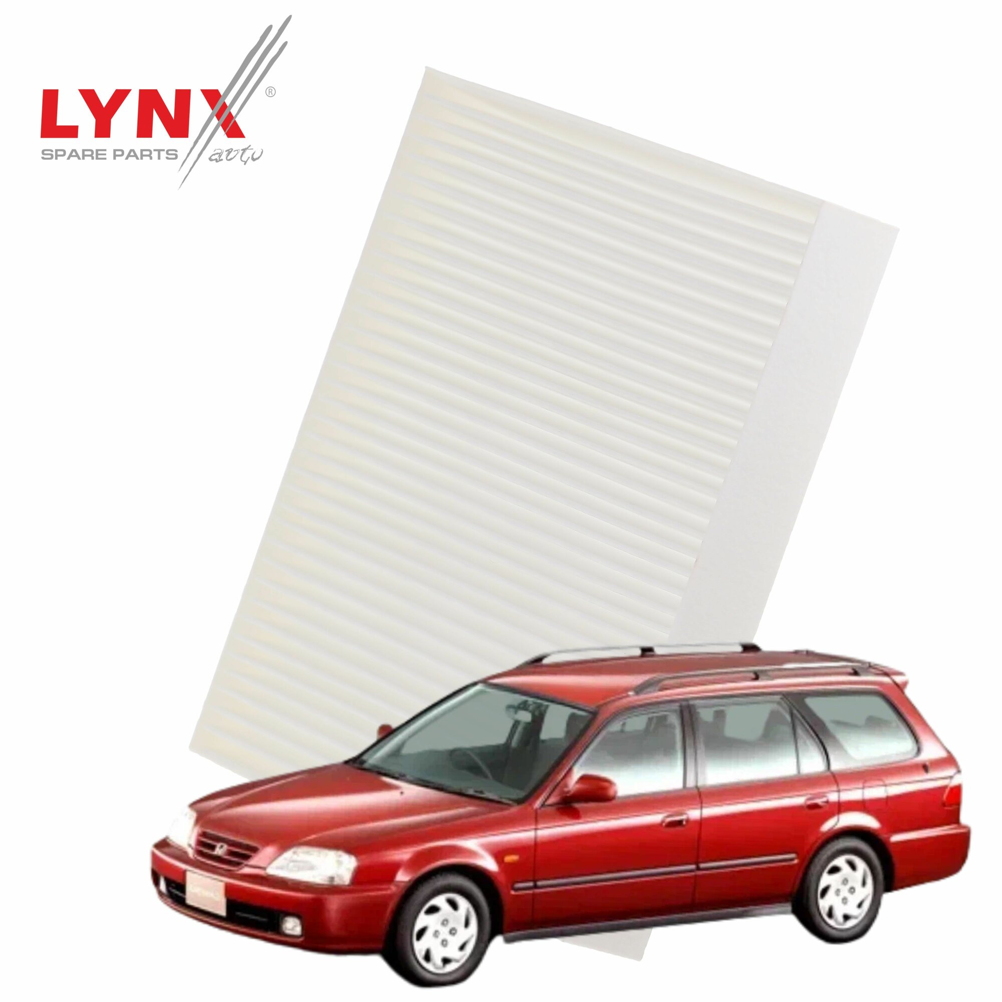 Фильтр салонный Honda ORTHIA (1) / Хонда Ортия 1995 1996 1997 1998 1999 2000 2001 2002 / 1шт LYNXauto