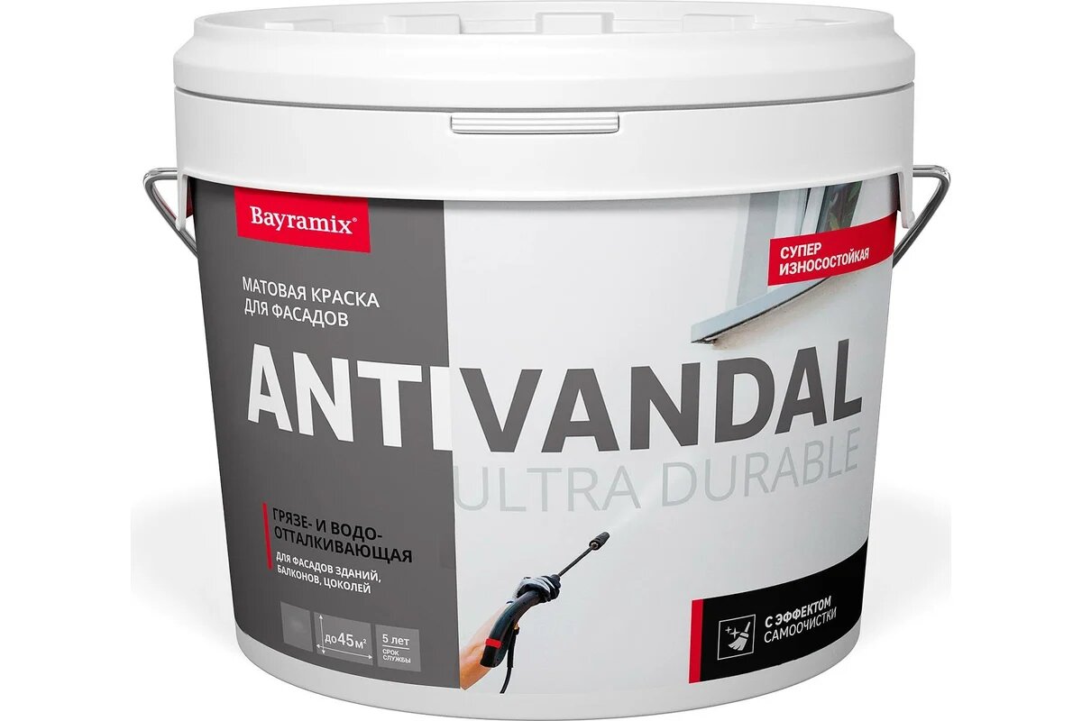 Краска Bayramix Ultra Durable (антивандальная; 13.3 кг; 9 л) BUD-090