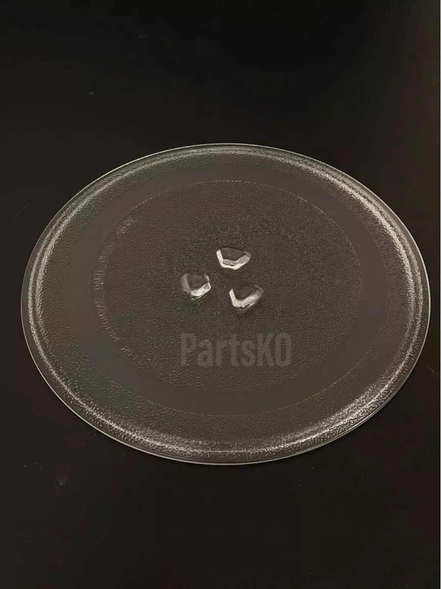Тарелка Partsko, для СВЧ 245мм, стекло, закаленное, для разных моделей — фото 1