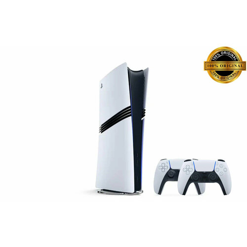 Игровая приставка Sony PlayStation 5 Pro Digital Edition 2Tb SSD белый 2 геймпада 116000₽