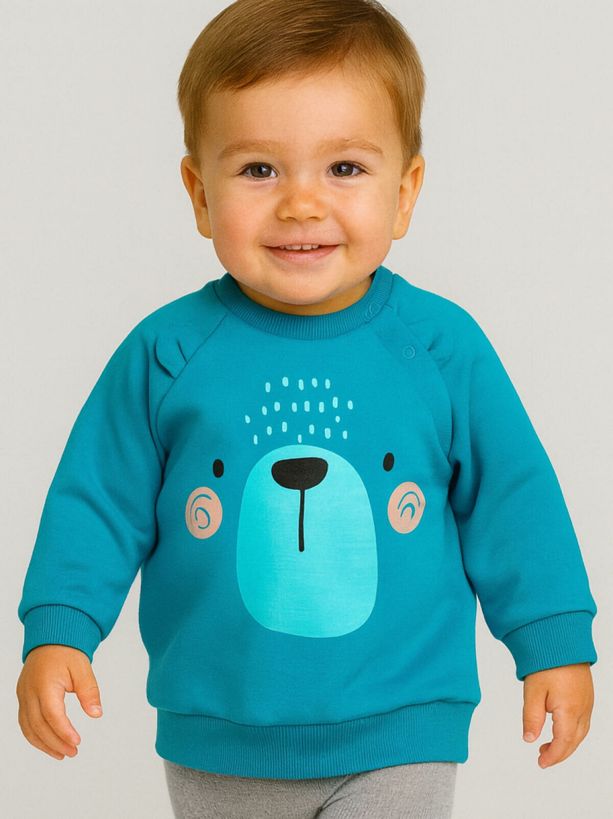 Толстовка playToday размер 92 черный