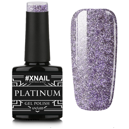 Гель лак XNAIL PROFESSIONAL Platinum жидкая фольга, для дизайна ногтей, 10 мл, № 33