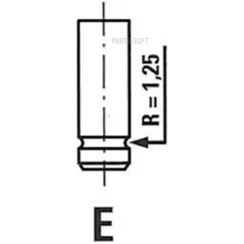 Впускной клапан Freccia R6062/BM freccia r6030r клапан выпускной renault duster 1 6 k4m