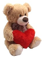 Мягкая игрушка Magic Bear Toys Медведь Марвин с сердцем 40 см