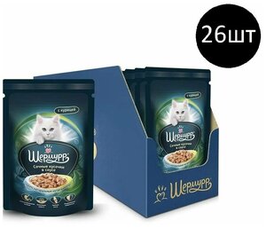 Фото Консервы для кошек шермурр Курица в соусе 85г х 26шт