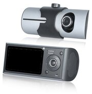 Видеорегистратор 2 камеры с GPS, HD 1280×480P, TFT 2.7, обзор 132°