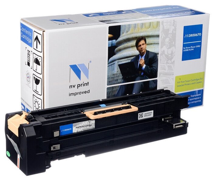 Драм-картридж (фотобарабан) NV Print NV-113R00670, черный, совместимый, для Xerox Phaser 5550, Phaser 5500