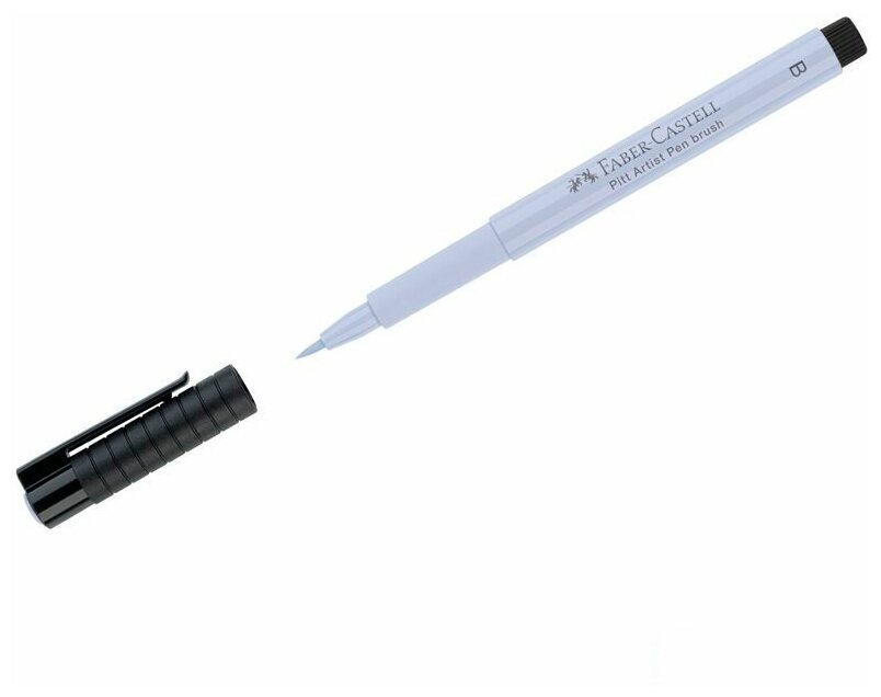 Ручка капиллярная Faber-Castell "Pitt Artist Pen Brush" (кисть, круглая) цвет 220 светлый индиго (167520)
