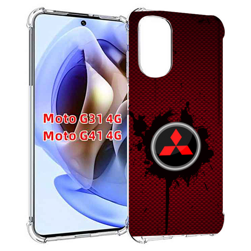 Чехол MyPads мицубиси mitsubishi 2 для Motorola Moto G31 4G / G41 4G задняя-панель-накладка-бампер чехол mypads mitsubishi мицубиси 1 для motorola moto g31 4g g41 4g задняя панель накладка бампер