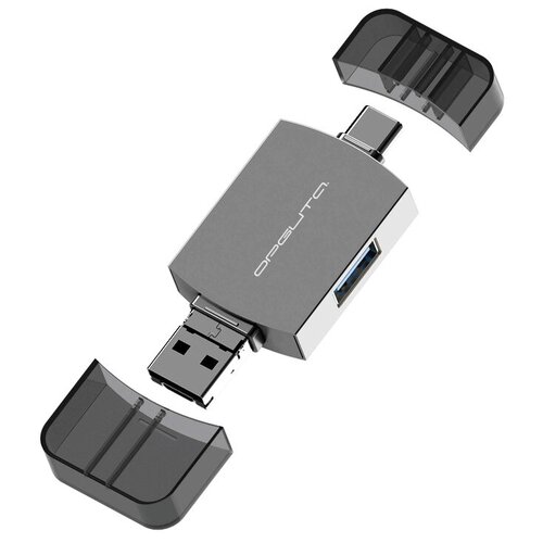 Картридер OTG (TF, SD, microUSB, Type-C) OT-PCR25 Орбита картридер otg usb lightning type c ot pcr26 орбита