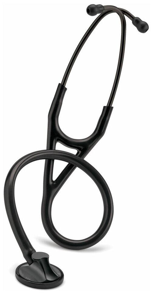 3M Стетоскоп Littmann Master Cardiology, черная трубка, черная акустическая головка и оголовье, 69 см, 2161