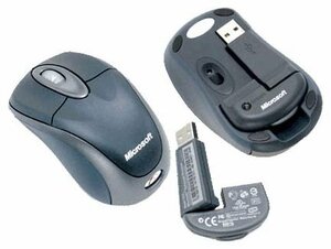 Беспроводная компактная мышь Microsoft Wireless Notebook Optical Mouse Slate USB